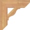 Ekena Millwork Funston Slat Smooth Bracket, Western Red Cedar, 3 1/2"W x 14"D x 14"H BKT04X14X14FST06SWR - alternate 4